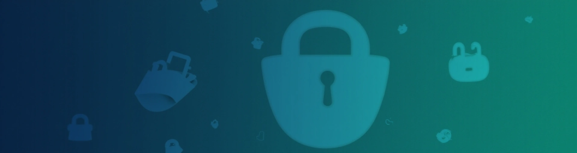 Fondo abstracto de política de privacidad con elementos de seguridad y legalidad