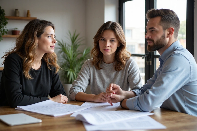 Fundadores de NutriVida Saludable en una reunión estratégica